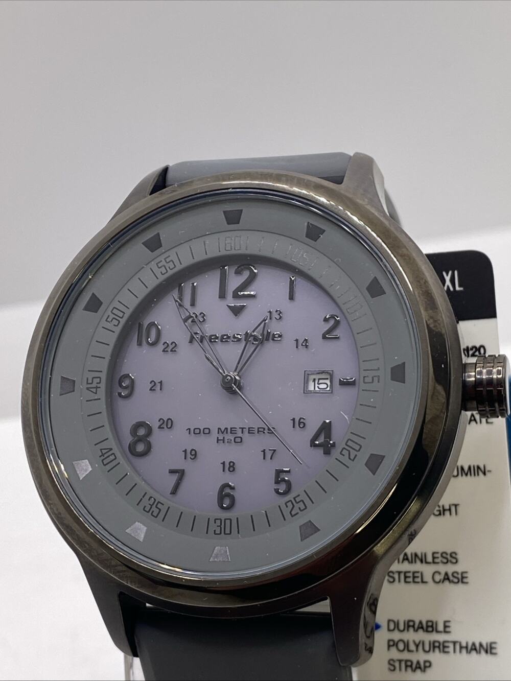 Freestyle Shark Mens Ranger XL Surf Camp Watch Backlight Glowing New Battery